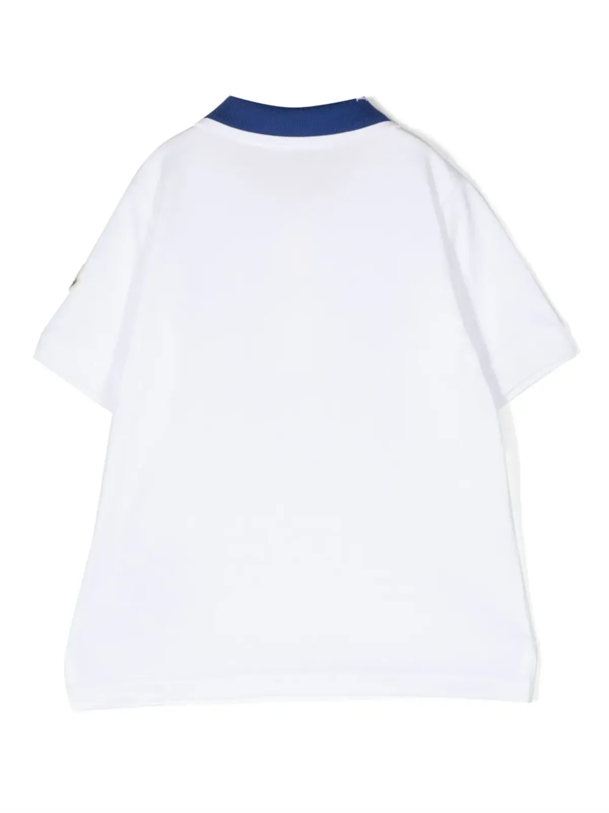 Moncler Enfant コントラストカラー襟のポロシャツ - White - 画像2