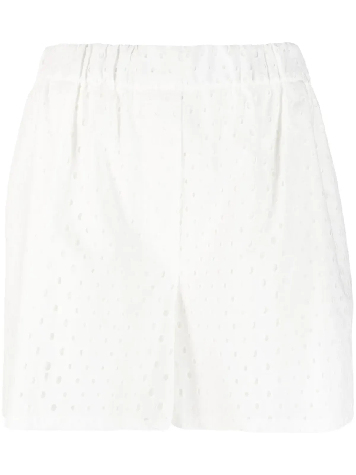 Kenzo ブロードレース コットンショーツ - White - 画像1