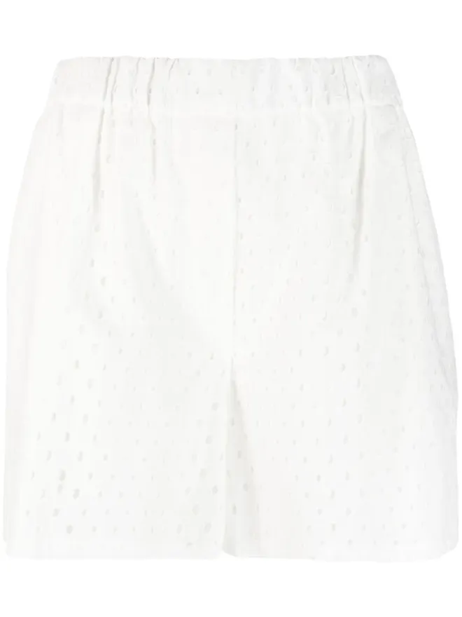 Kenzo Kenzo ブロードレース コットンショーツ - Whiteの商品画像