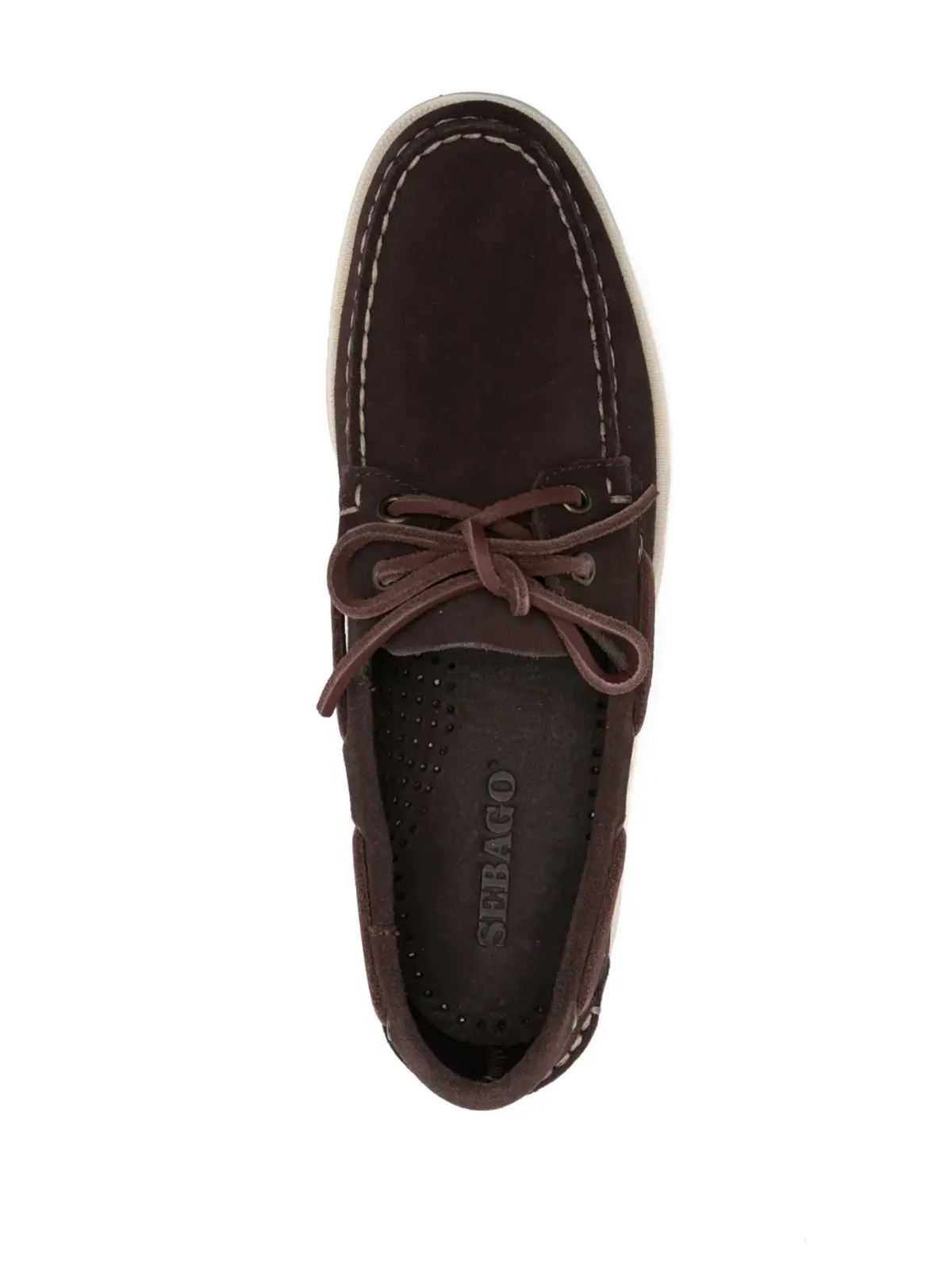 Sebago ポートランド フレッシュ アウト ボートローファー ブラウン - 画像4