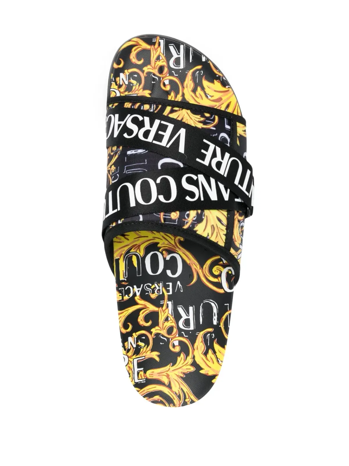 Versace Jeans Couture Barocco ロゴプリント スライド - 画像4