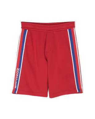 Moncler Enfant ストライプディテール コットンショーツ - サムネイル1