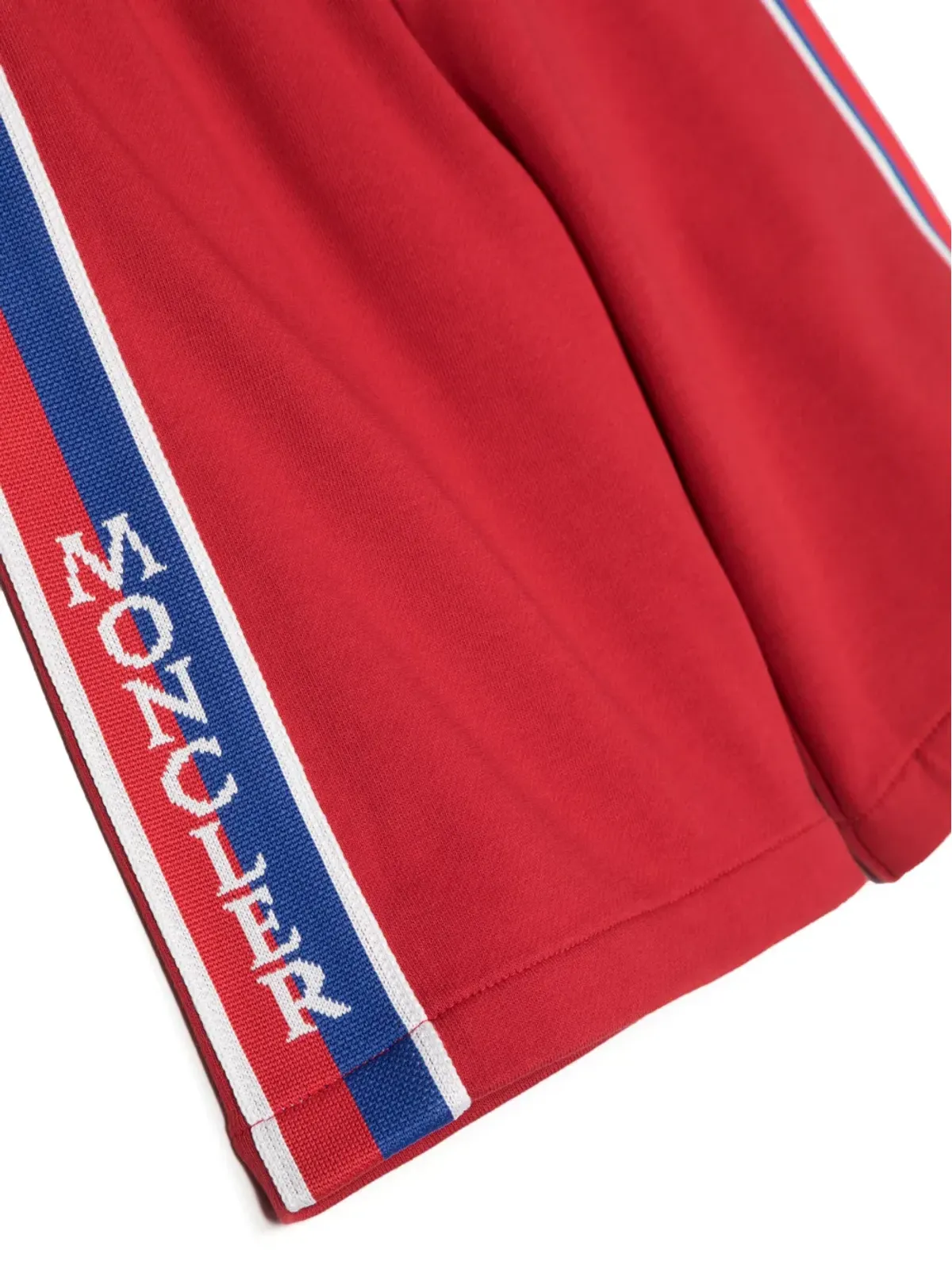 Moncler Enfant ストライプディテール コットンショーツ - 画像3