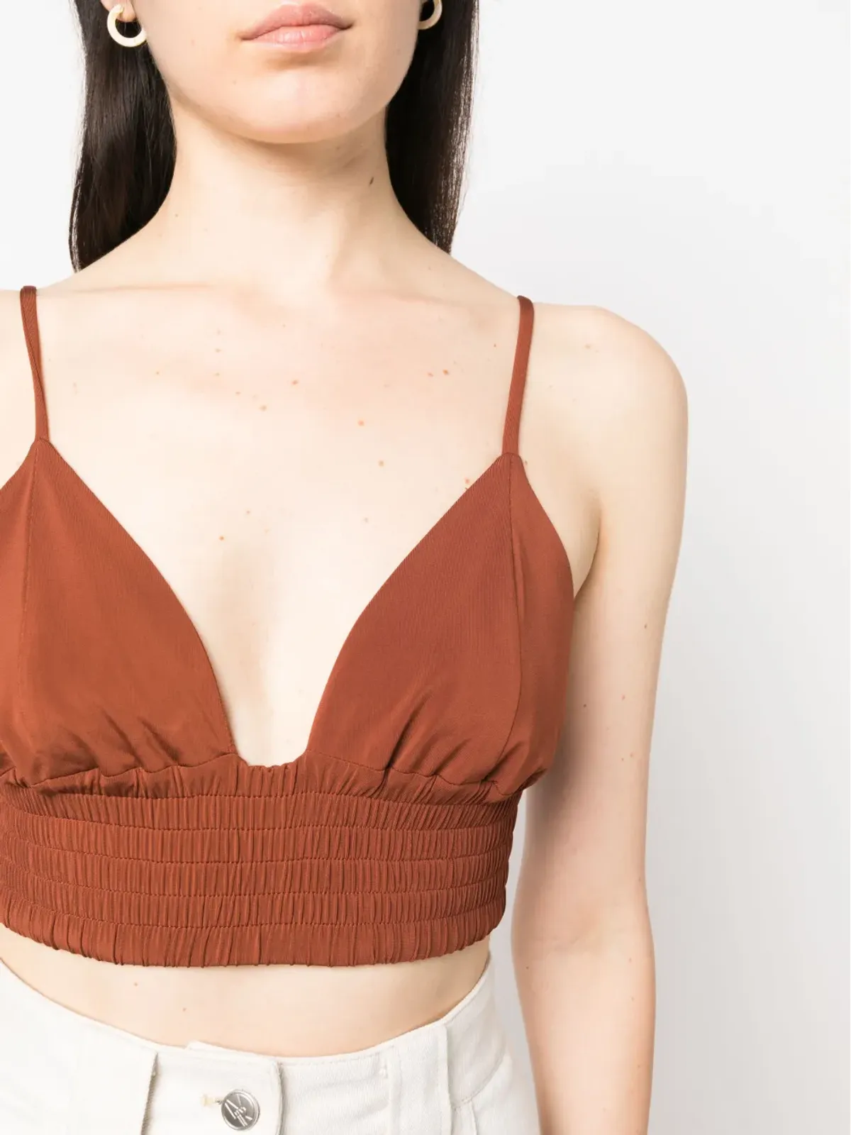 Federica Tosi トライアングルカップ シャーリードトップ - 画像5