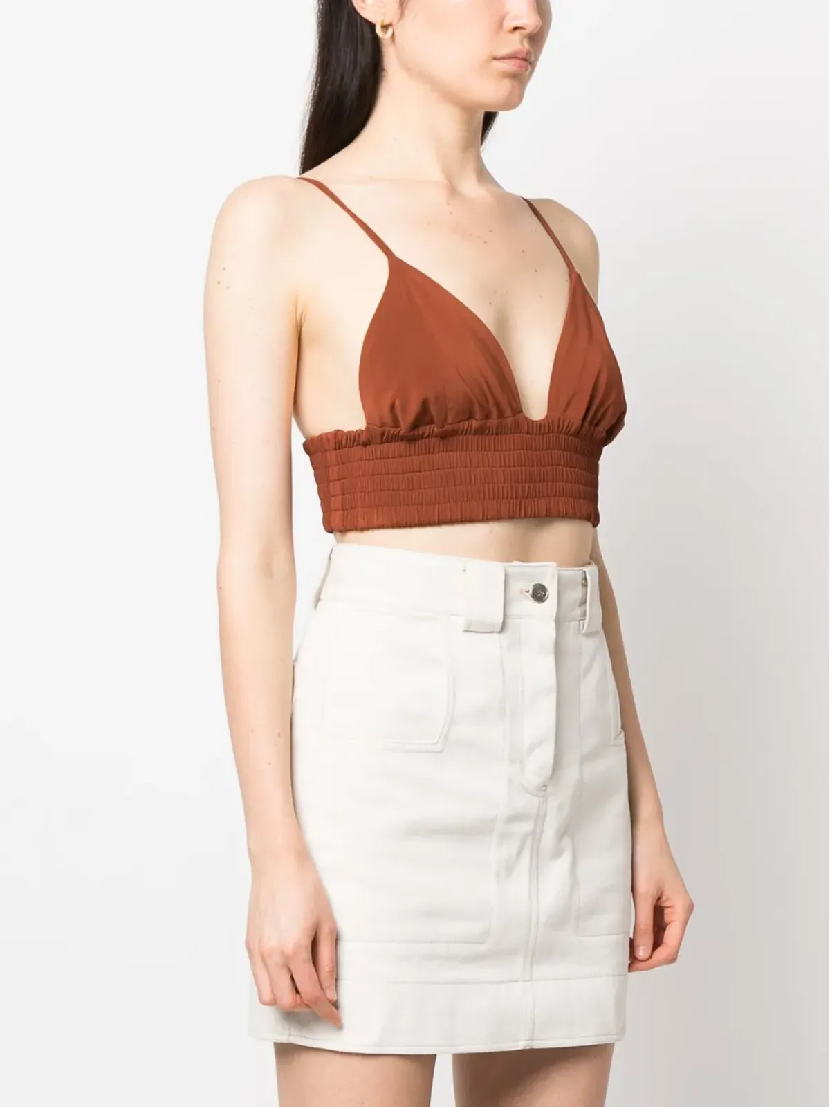 Federica Tosi トライアングルカップ シャーリードトップ - 画像3