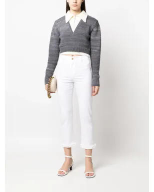 S Max Mara フリンジエッジ・スリムフィットパンツ - サムネイル2