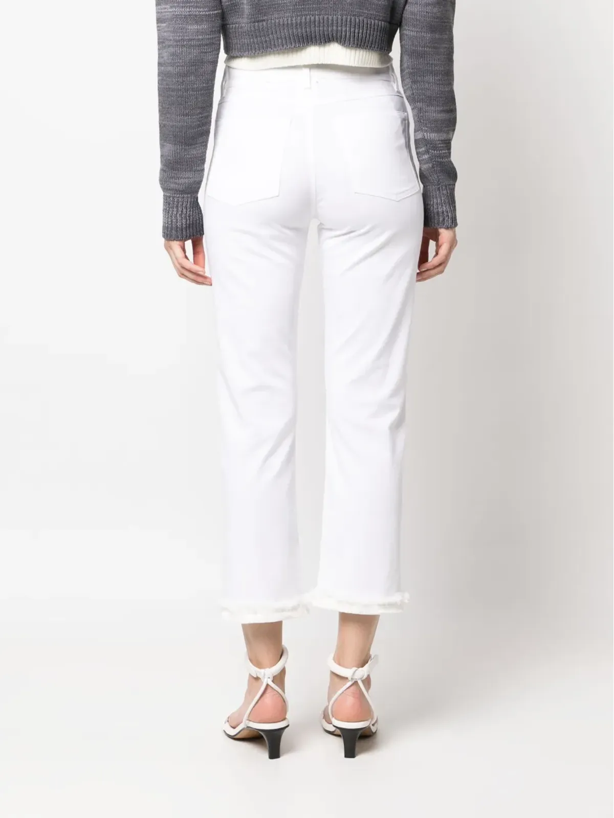 S Max Mara フリンジエッジ・スリムフィットパンツ - 画像4