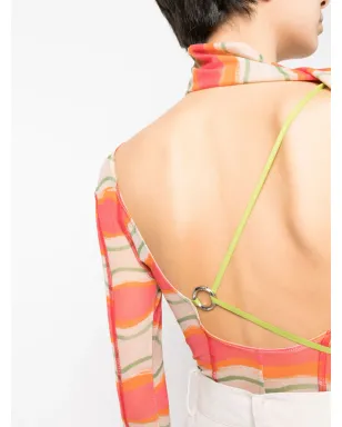 Jacquemus Le Abanaba 半透明ボディスーツ - サムネイル5