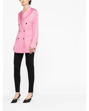 TOM FORD ピンクのダブルブレストブレザー - サムネイル4