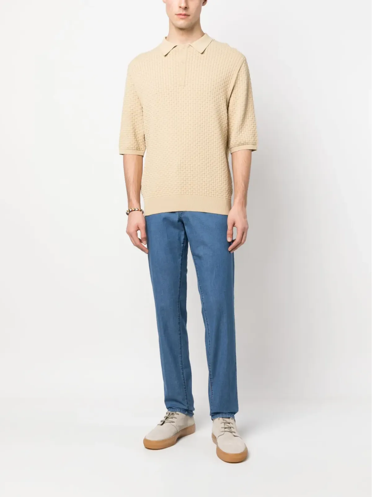 Canali ストレートレッグ デニムジーンズ - 画像2