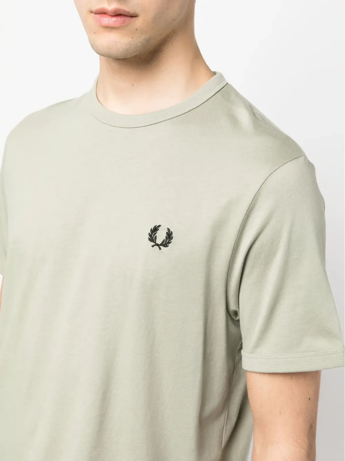 Fred Perry リンガーロゴ刺繍Tシャツ - 画像5