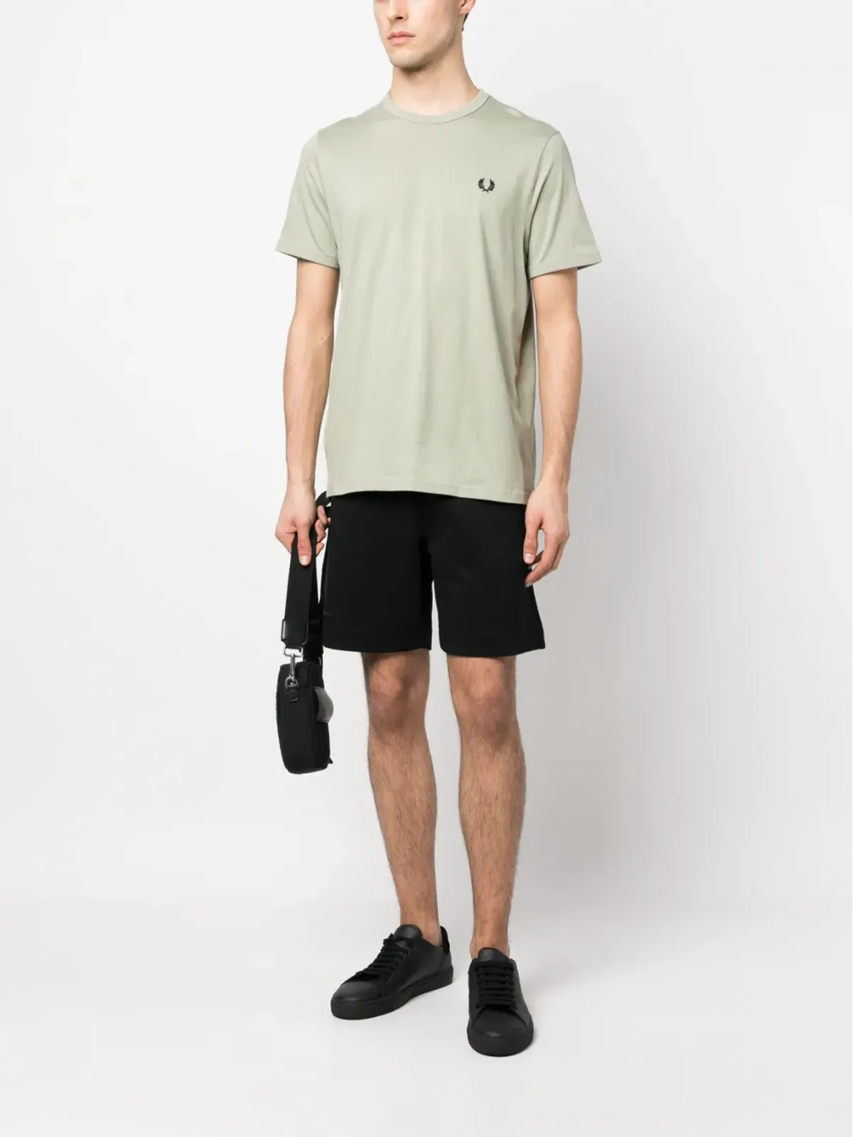 Fred Perry リンガーロゴ刺繍Tシャツ - 画像2