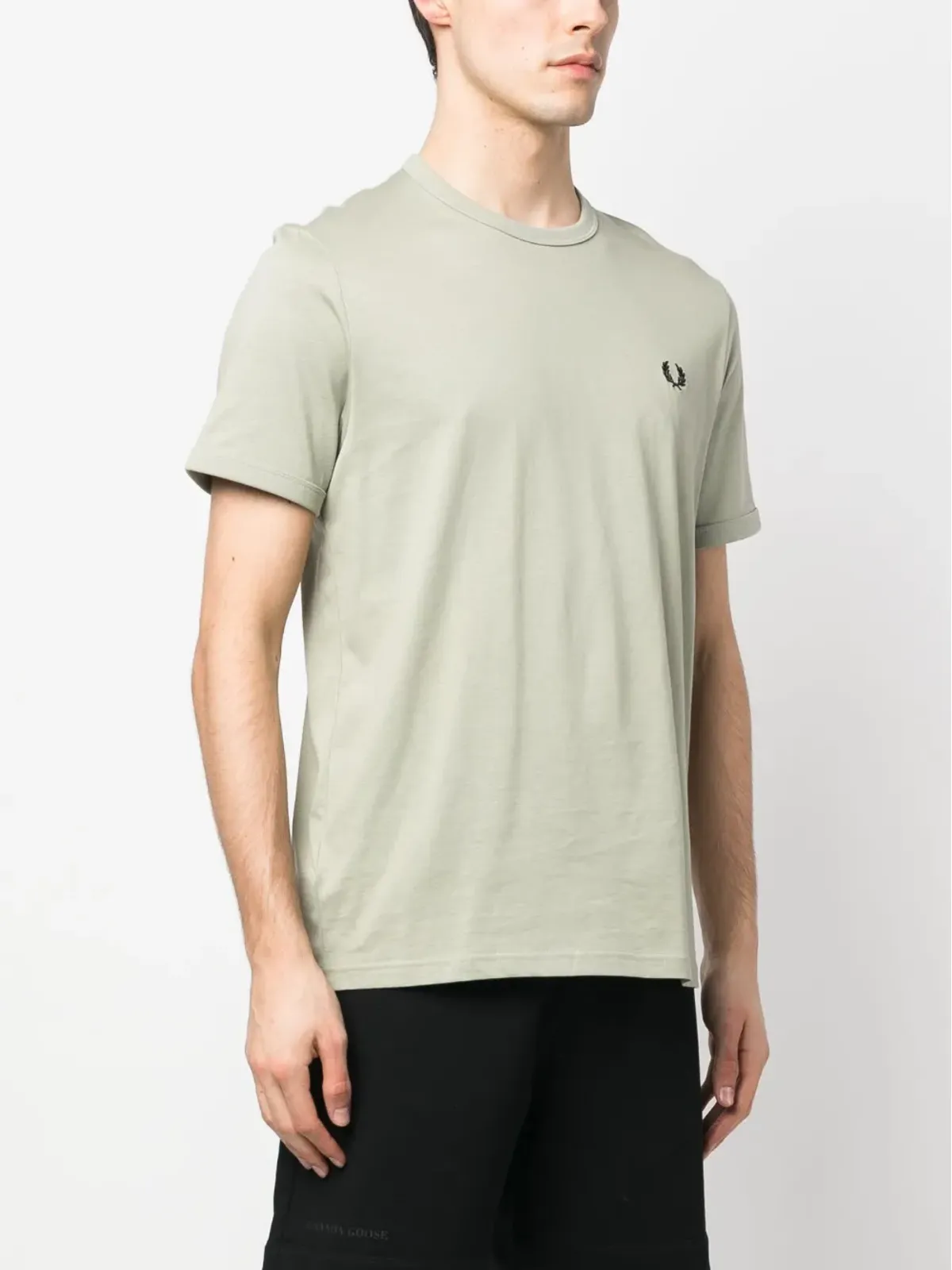 Fred Perry リンガーロゴ刺繍Tシャツ - 画像3