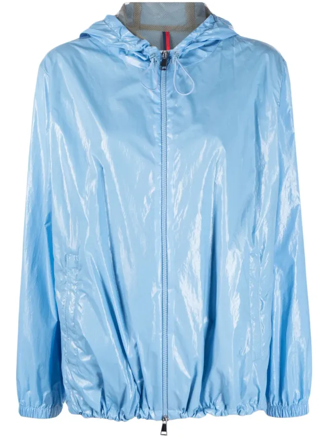 Moncler Moncler ジップファスナー付きフードジャケット - Blueの商品画像