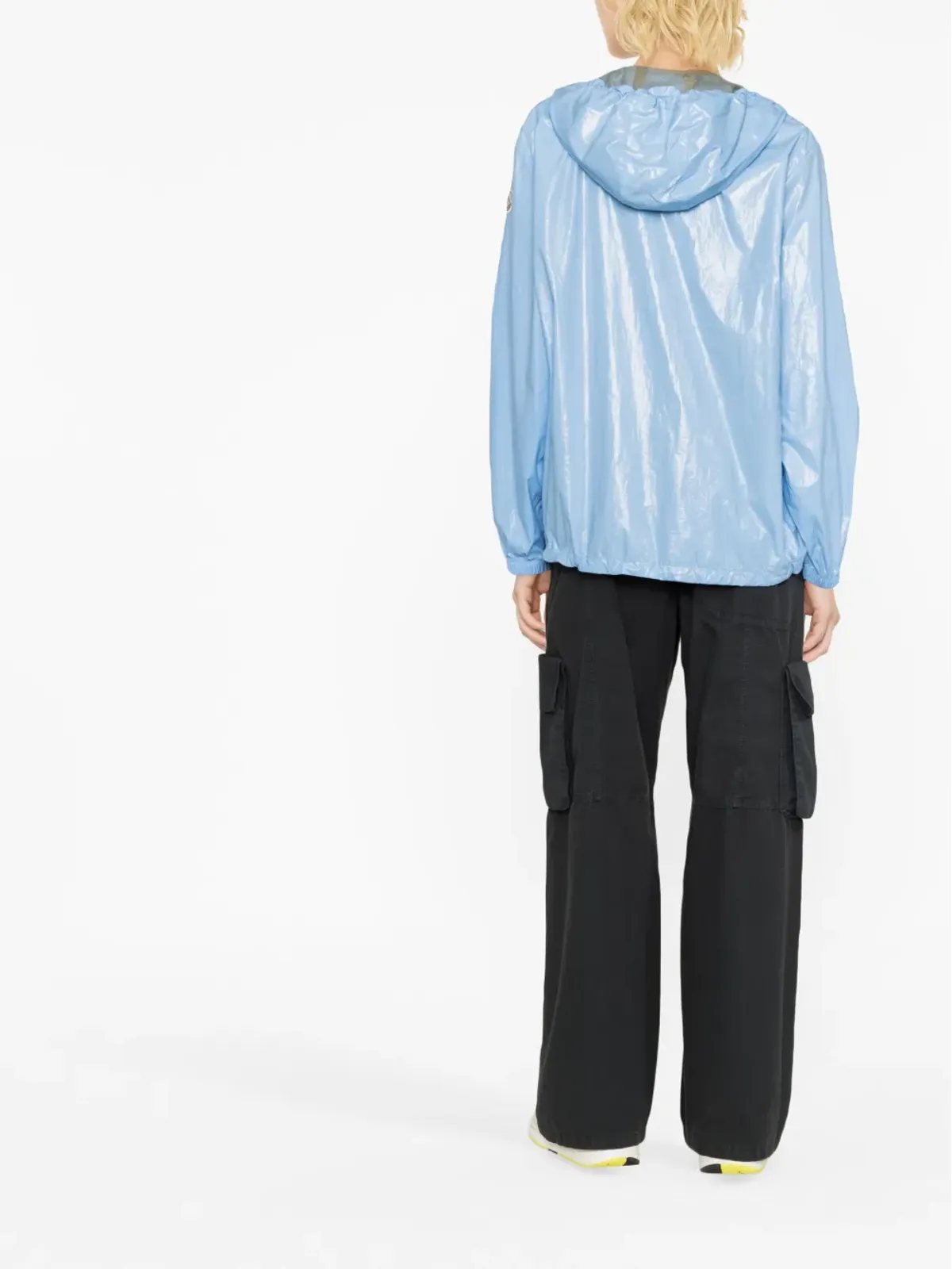Moncler ジップファスナー付きフードジャケット - Blue - 画像3