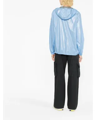 Moncler ジップファスナー付きフードジャケット - Blue - サムネイル3