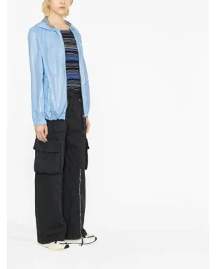 Moncler ジップファスナー付きフードジャケット - Blue - サムネイル4