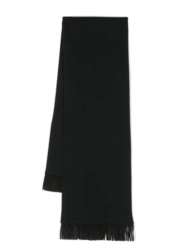 Saint Laurent Pre-Owned Saint Laurent Pre-Owned 1980s フリンジ ウール スカーフの商品画像