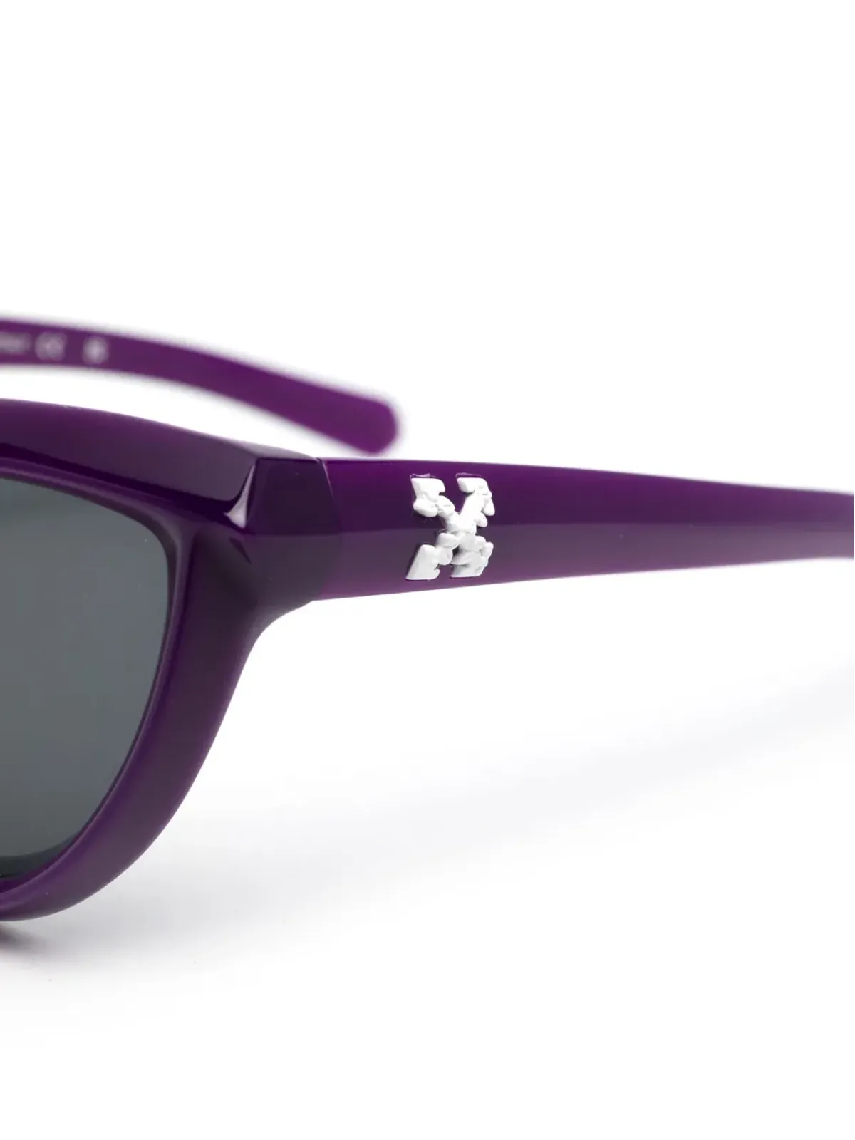 Off-White Eyewear アトランタ キャットアイフレーム サングラス - Purple - 画像3