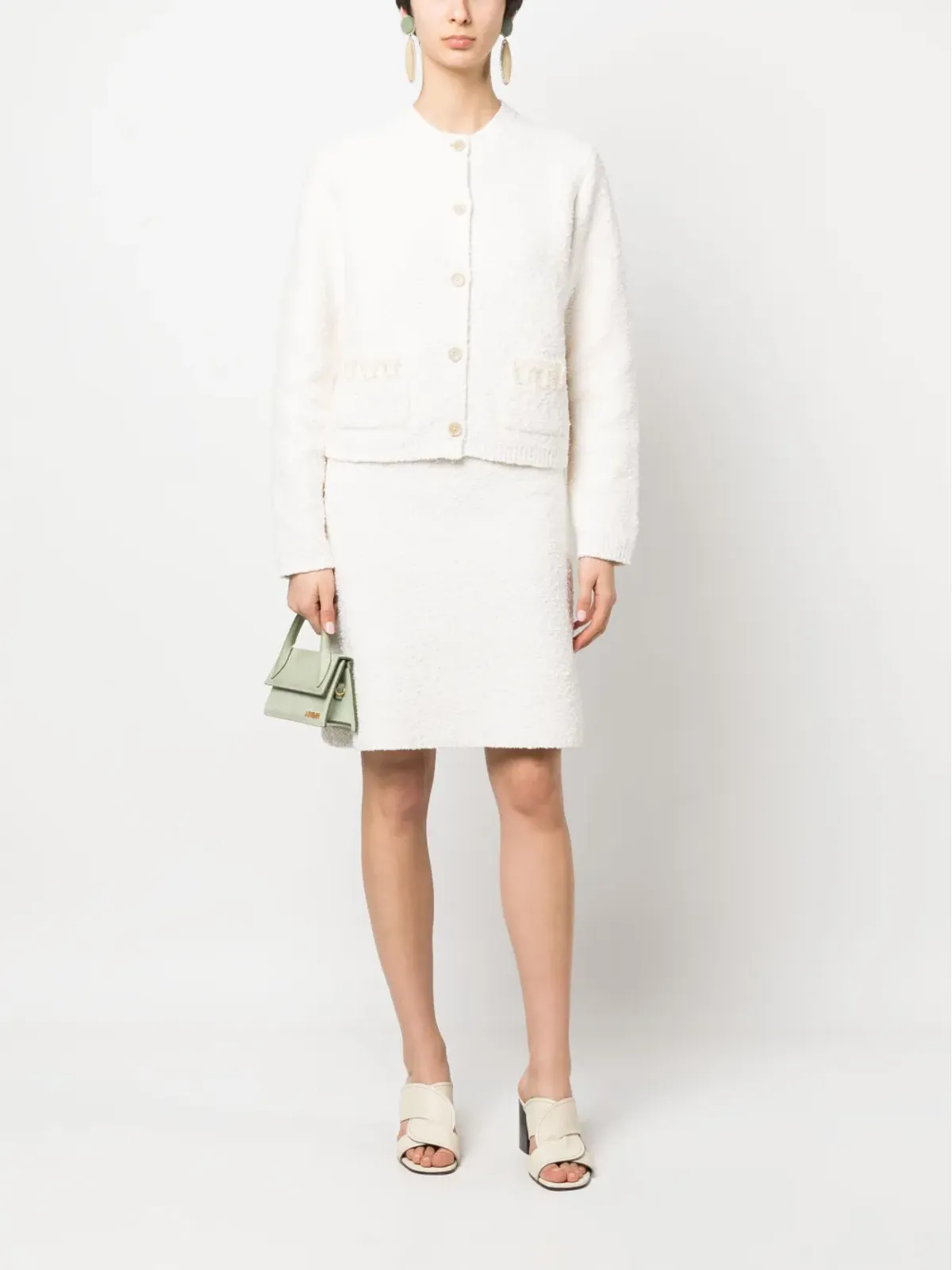 Lanvin 高腰ストレートスカート - 画像2
