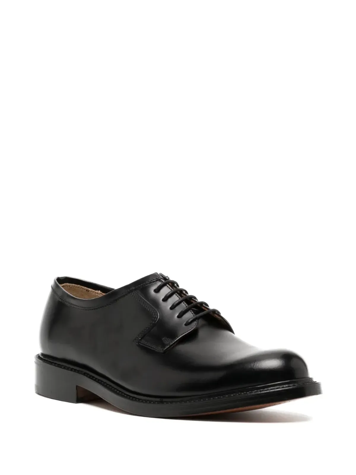 Grenson レザー ダービーシューズ - 画像2