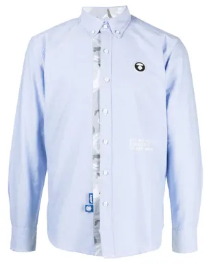 AAPE BY *A BATHING APE® ロゴパッチコットンシャツ - サムネイル1