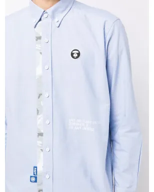 AAPE BY *A BATHING APE® ロゴパッチコットンシャツ - サムネイル5