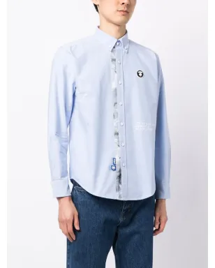 AAPE BY *A BATHING APE® ロゴパッチコットンシャツ - サムネイル3