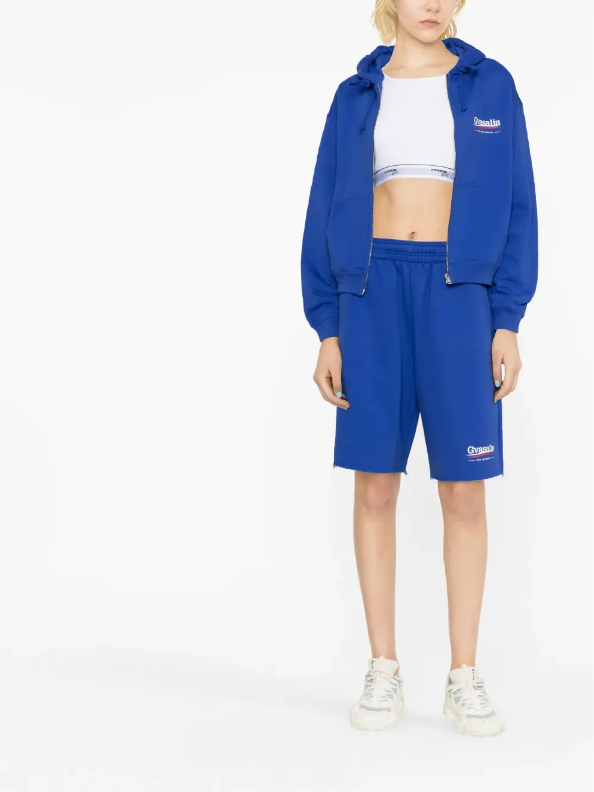 VETEMENTS 膝丈トラックショーツ - ブルー - 画像2