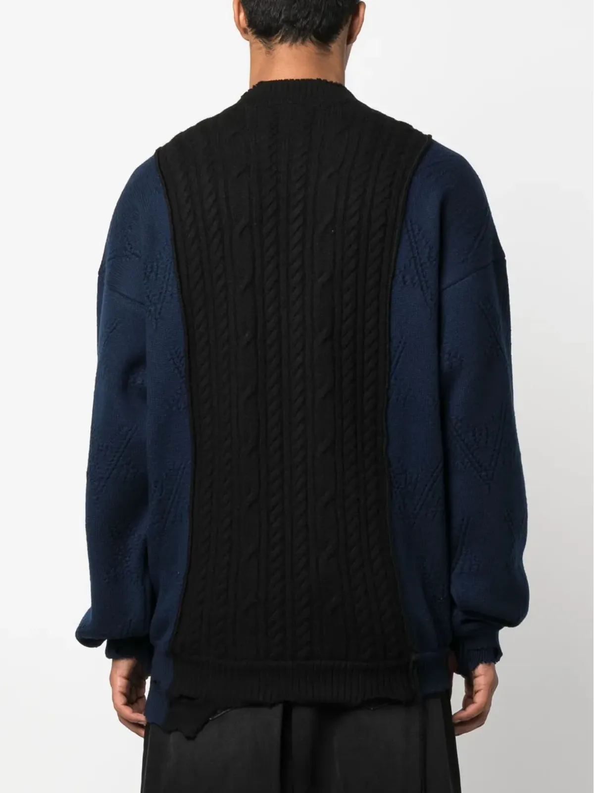 VETEMENTS ディストレストエフェクト メリノジャンパー - 画像4