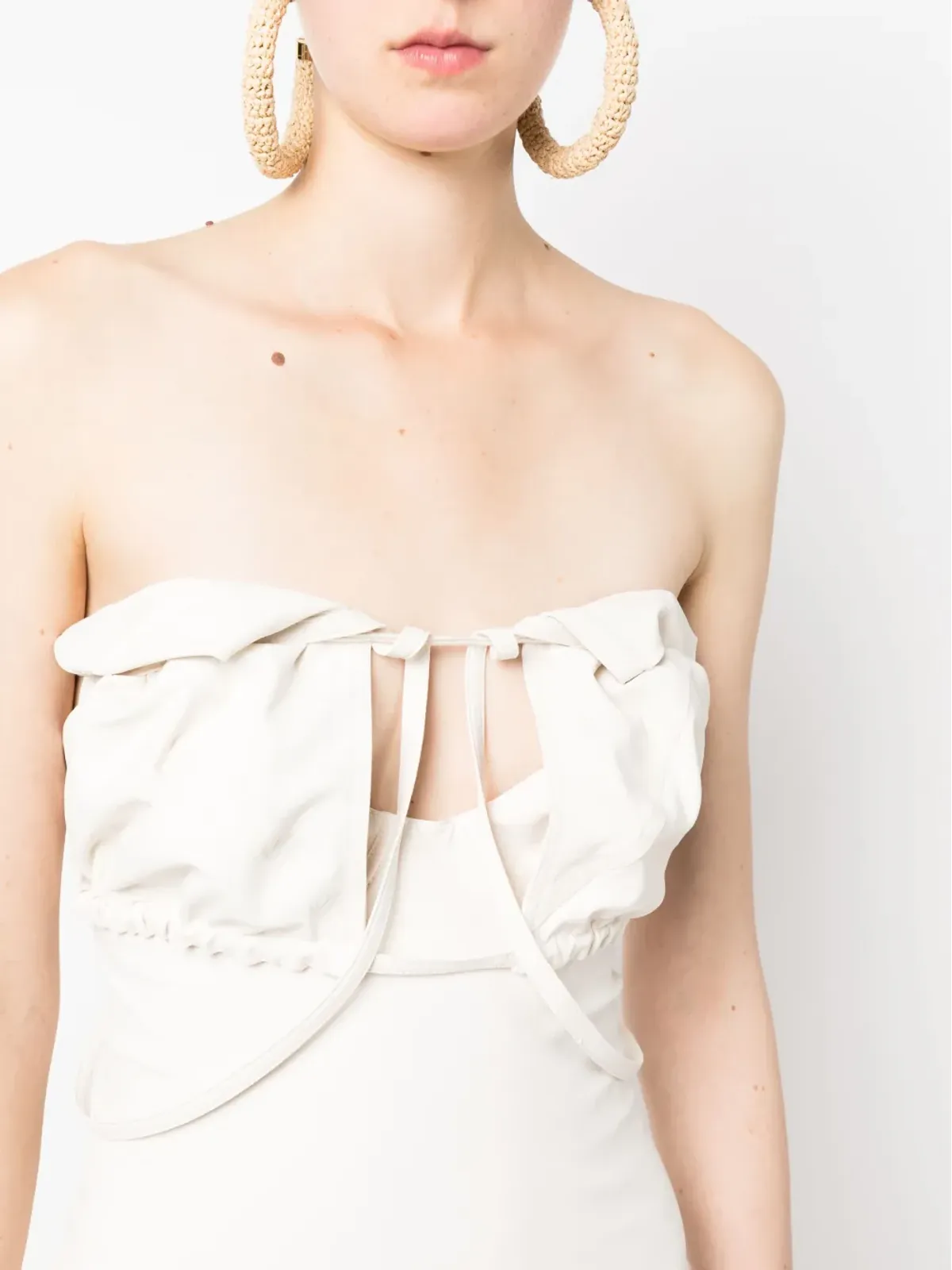 Jacquemus テーラード・ストラップレス・ドレス - 画像5