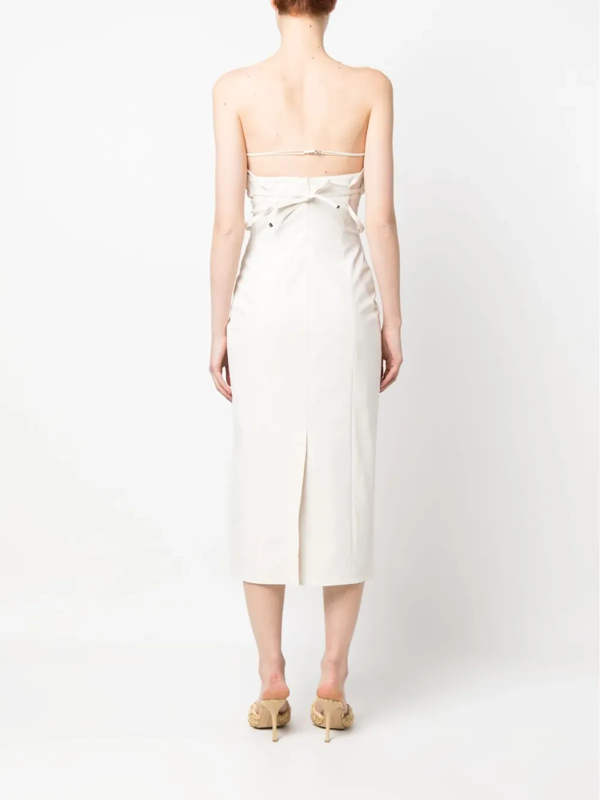 Jacquemus テーラード・ストラップレス・ドレス - 画像4