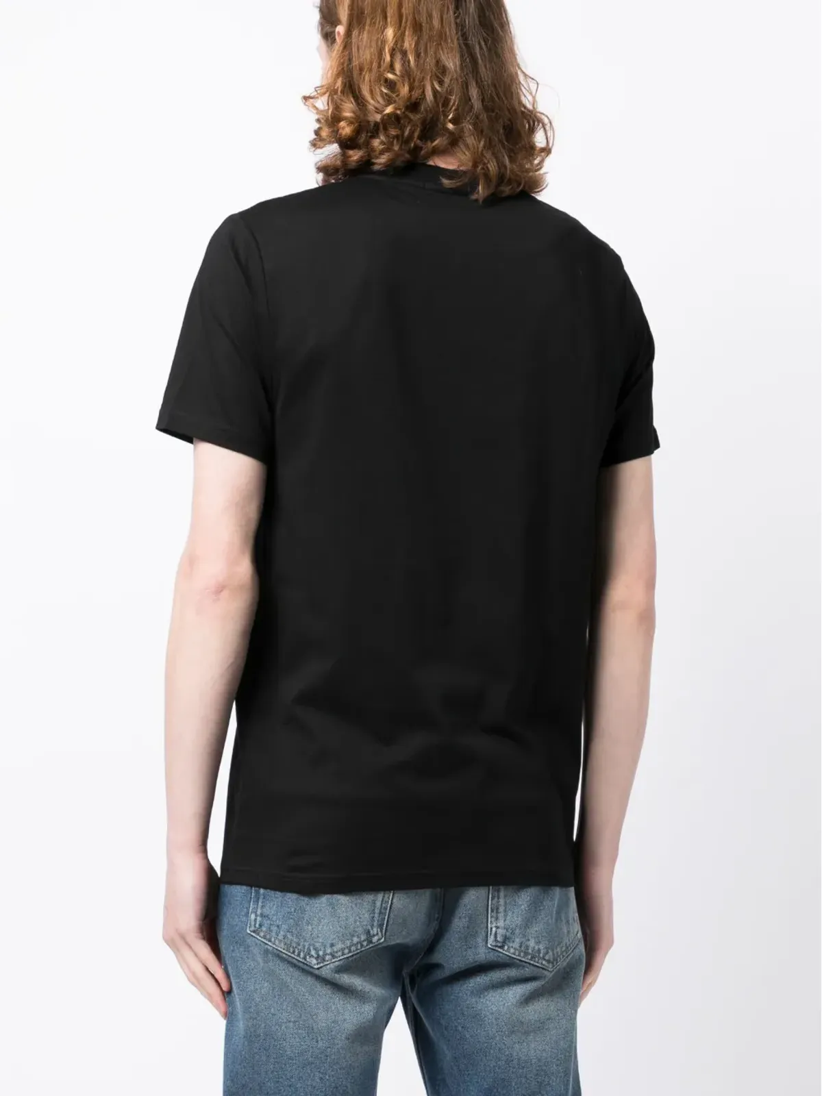 Fred Perry ロゴ刺繍入りコットンTシャツ ブラック - 画像4