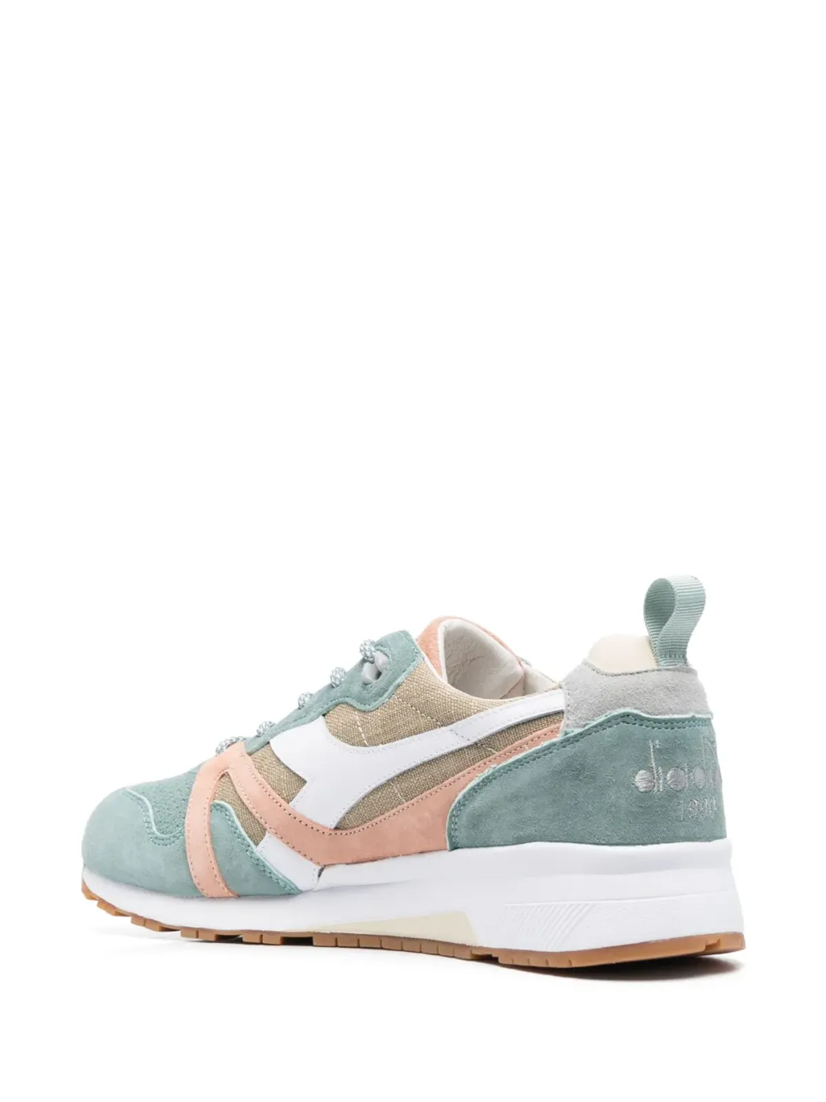 Diadora パネル付き ローカット スニーカー - 画像3