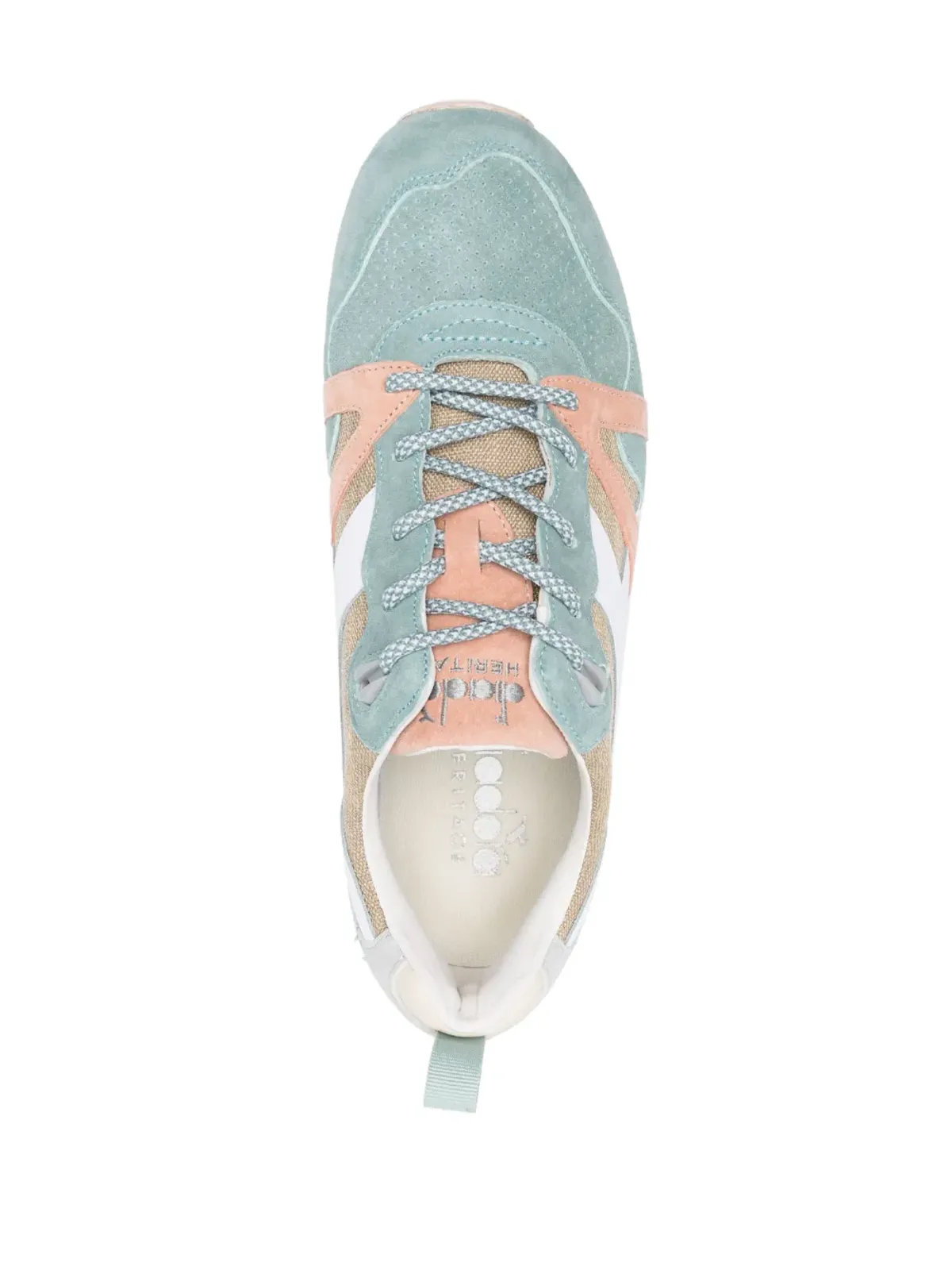 Diadora パネル付き ローカット スニーカー - 画像4