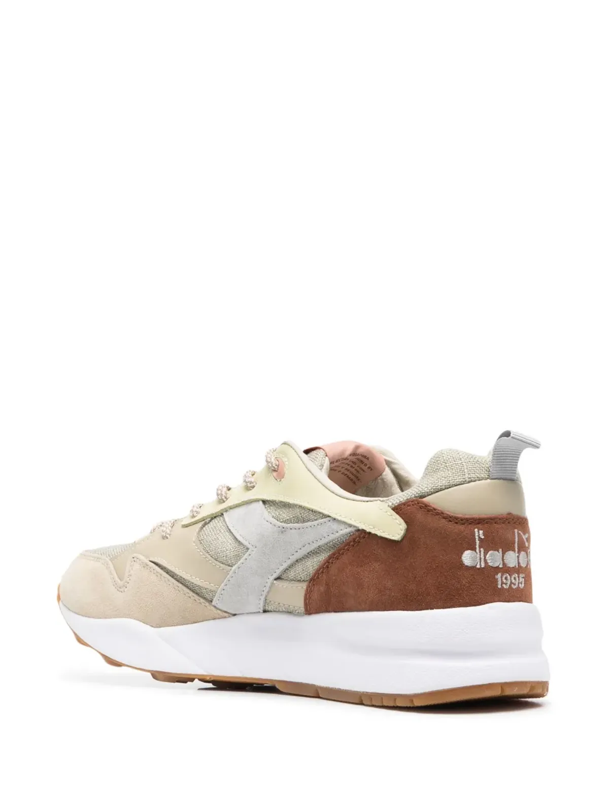 Diadora スエード アーモンドトゥ ローカットスニーカー - 画像3