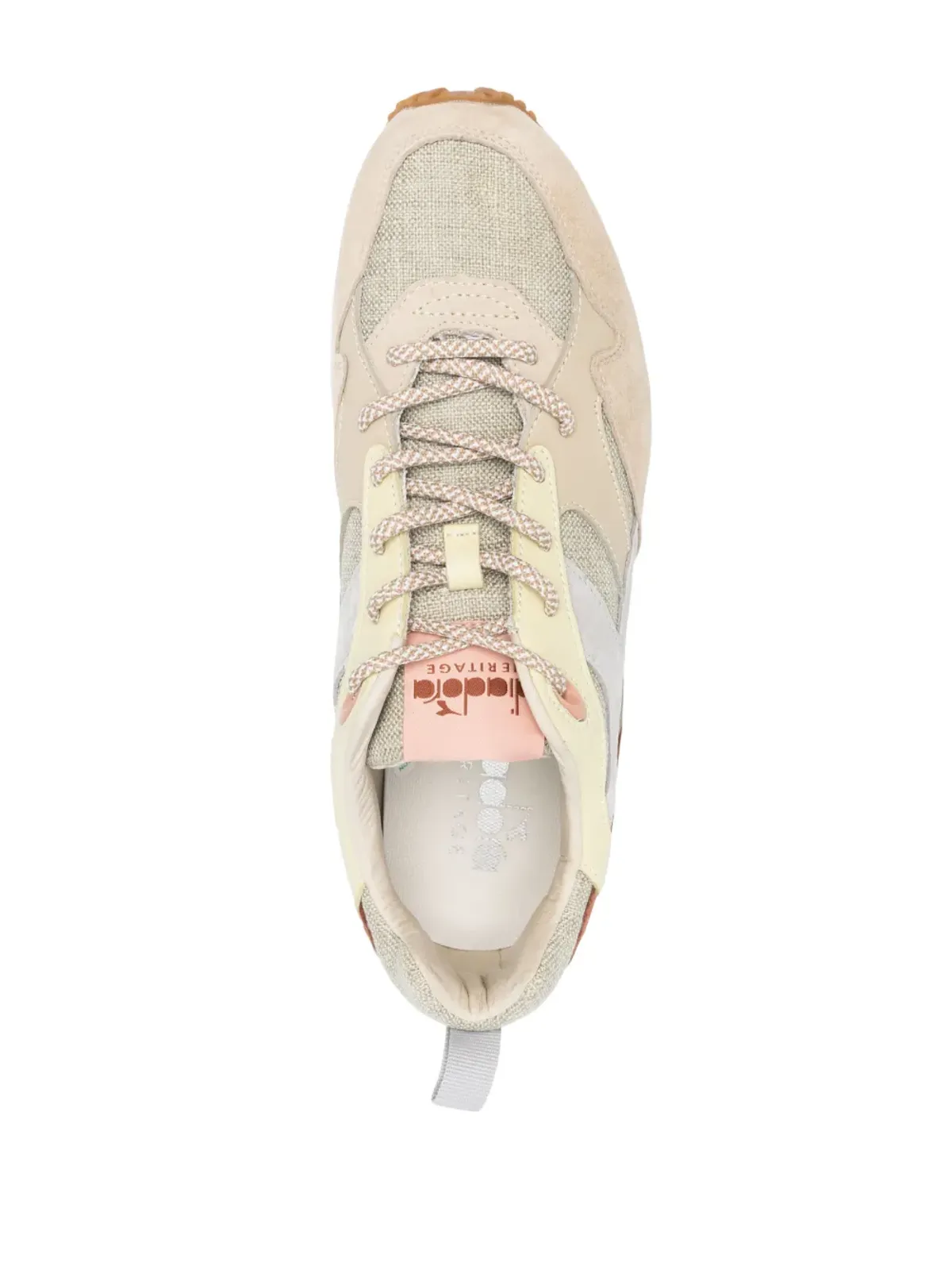 Diadora スエード アーモンドトゥ ローカットスニーカー - 画像4