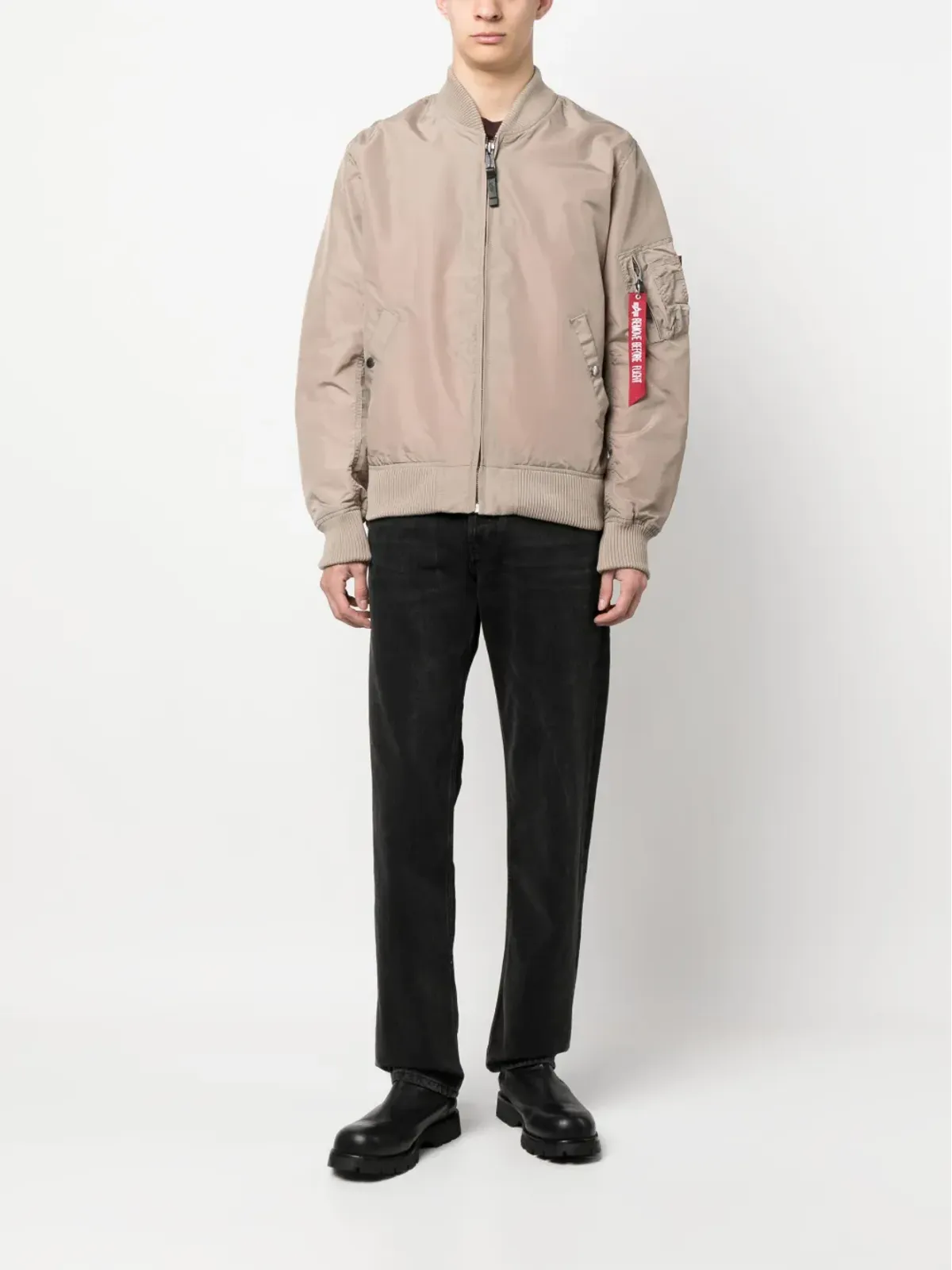 Alpha Industries ジップアップボンバージャケット - 画像2