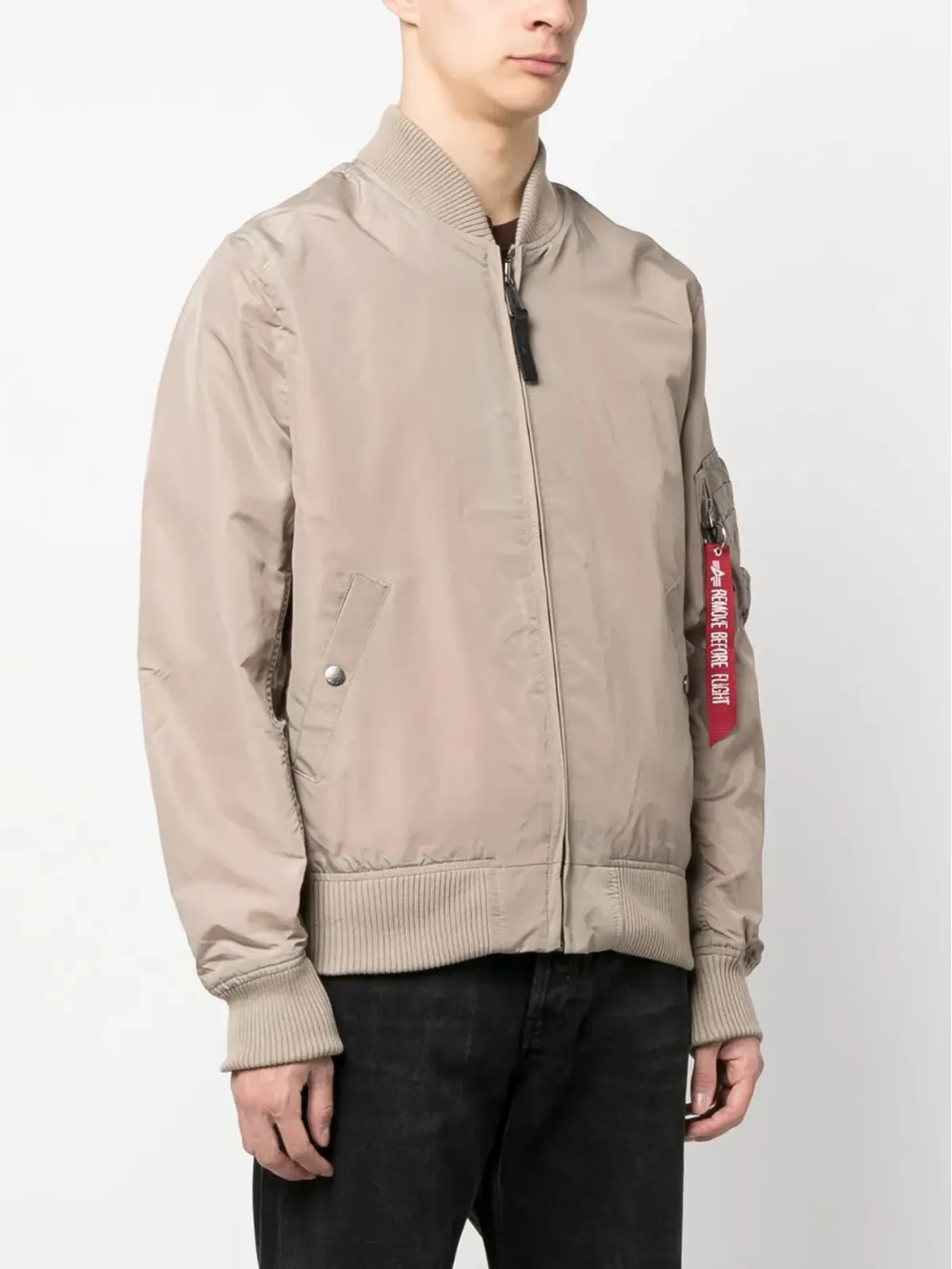 Alpha Industries ジップアップボンバージャケット - 画像3