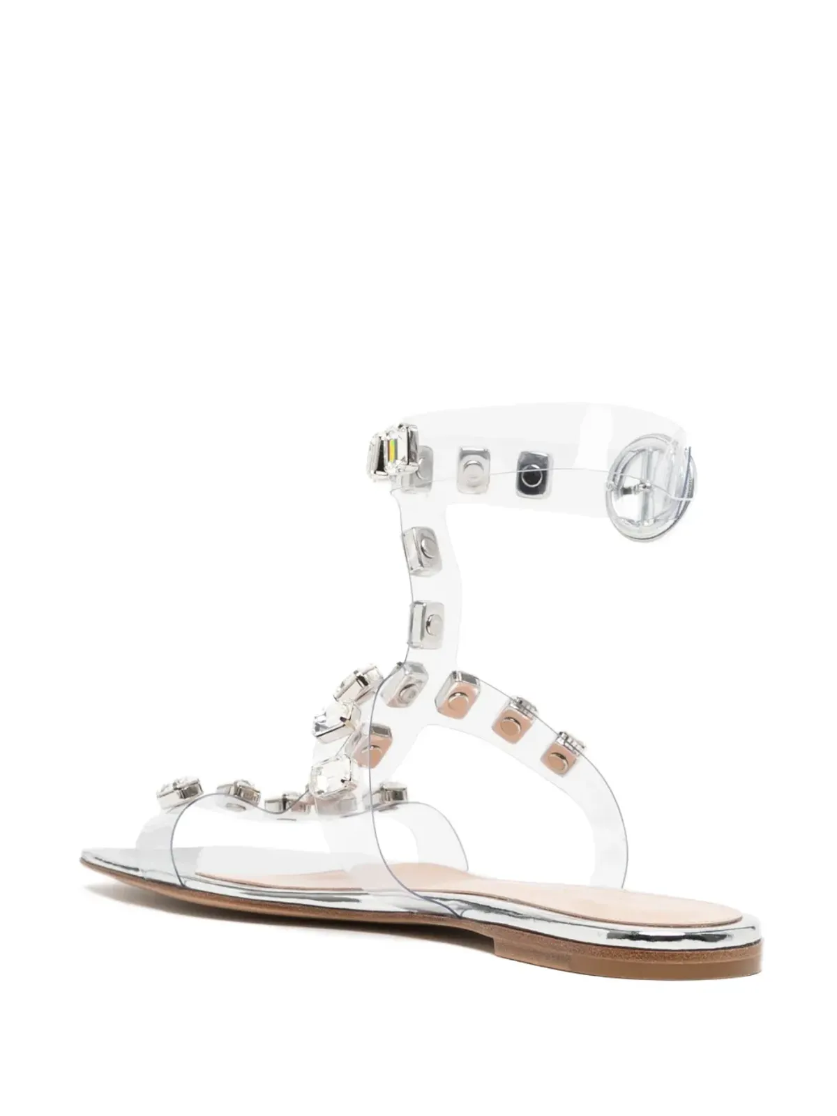 Gianvito Rossi クリスタルエンベリッシュド サンダル - 画像3