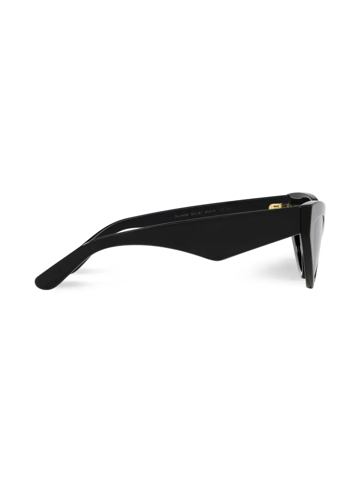 Dolce & Gabbana Eyewear ロゴ入りキャットアイサングラス ブラック - 画像5