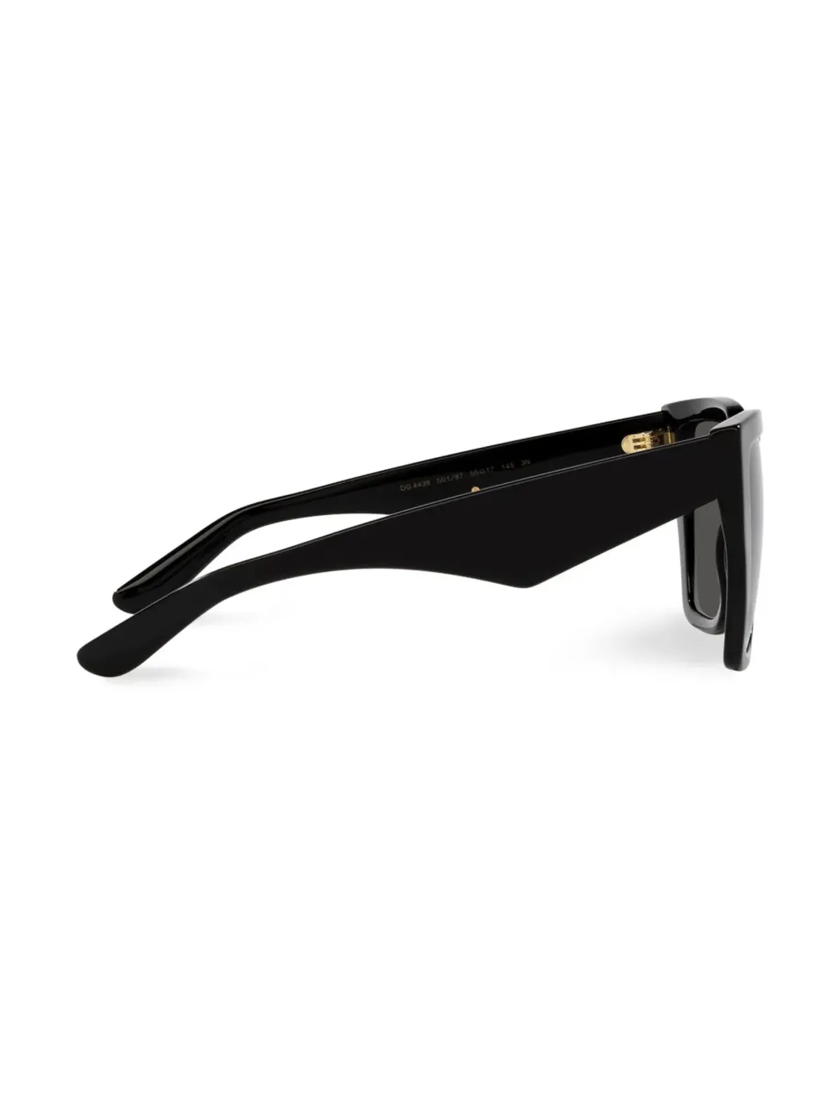 Dolce & Gabbana Eyewear スクエアフレーム ロゴアーム サングラス - 画像5