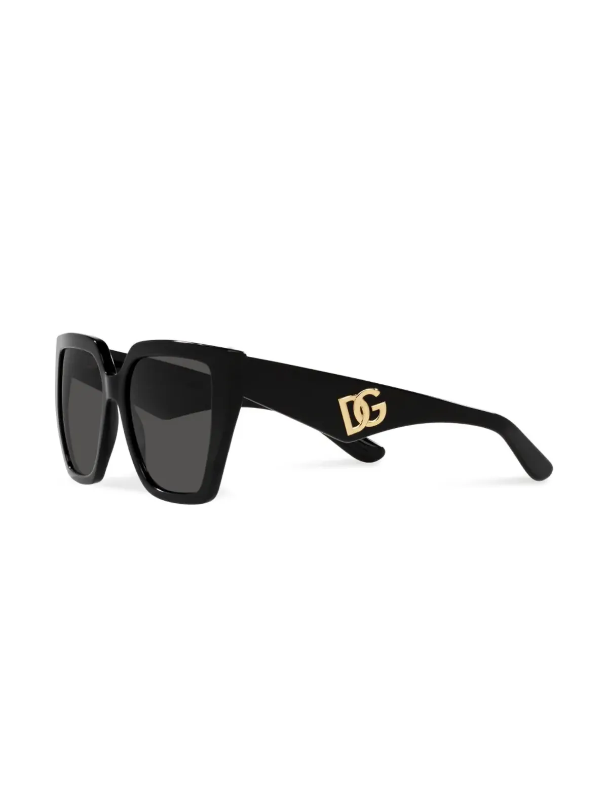 Dolce & Gabbana Eyewear スクエアフレーム ロゴアーム サングラス - 画像2