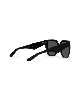 Dolce & Gabbana Eyewear スクエアフレーム ロゴアーム サングラス - サムネイル4