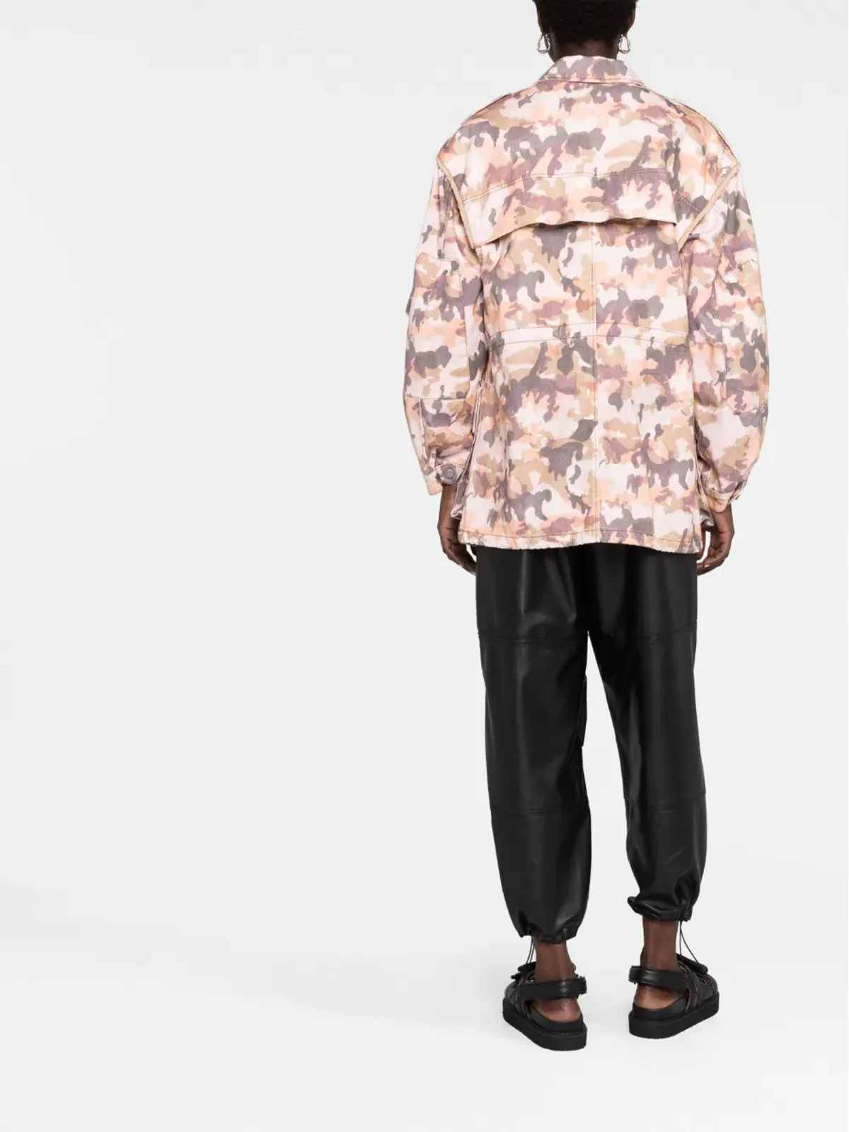 ISABEL MARANT エリゼ カモフラージュプリント コットン ジャケット - 画像4