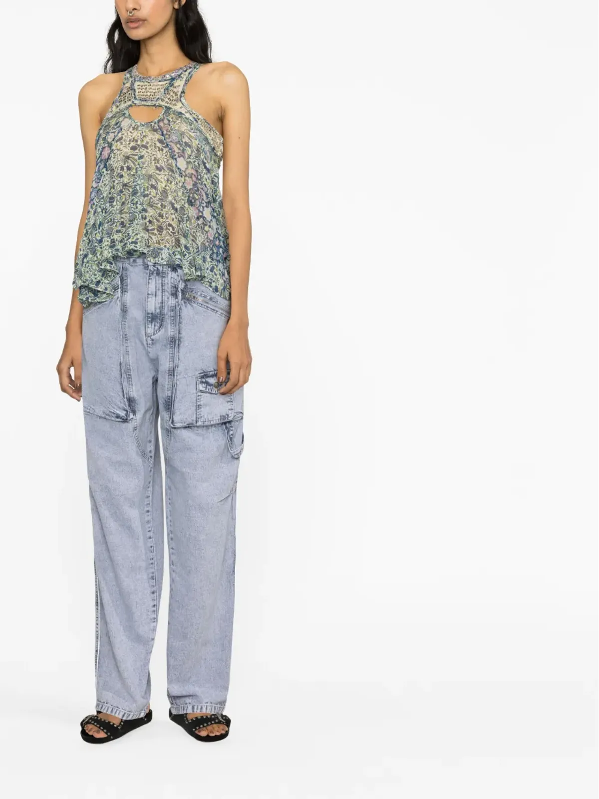 ISABEL MARANT Onyle ドレープド タンクトップ - 画像2
