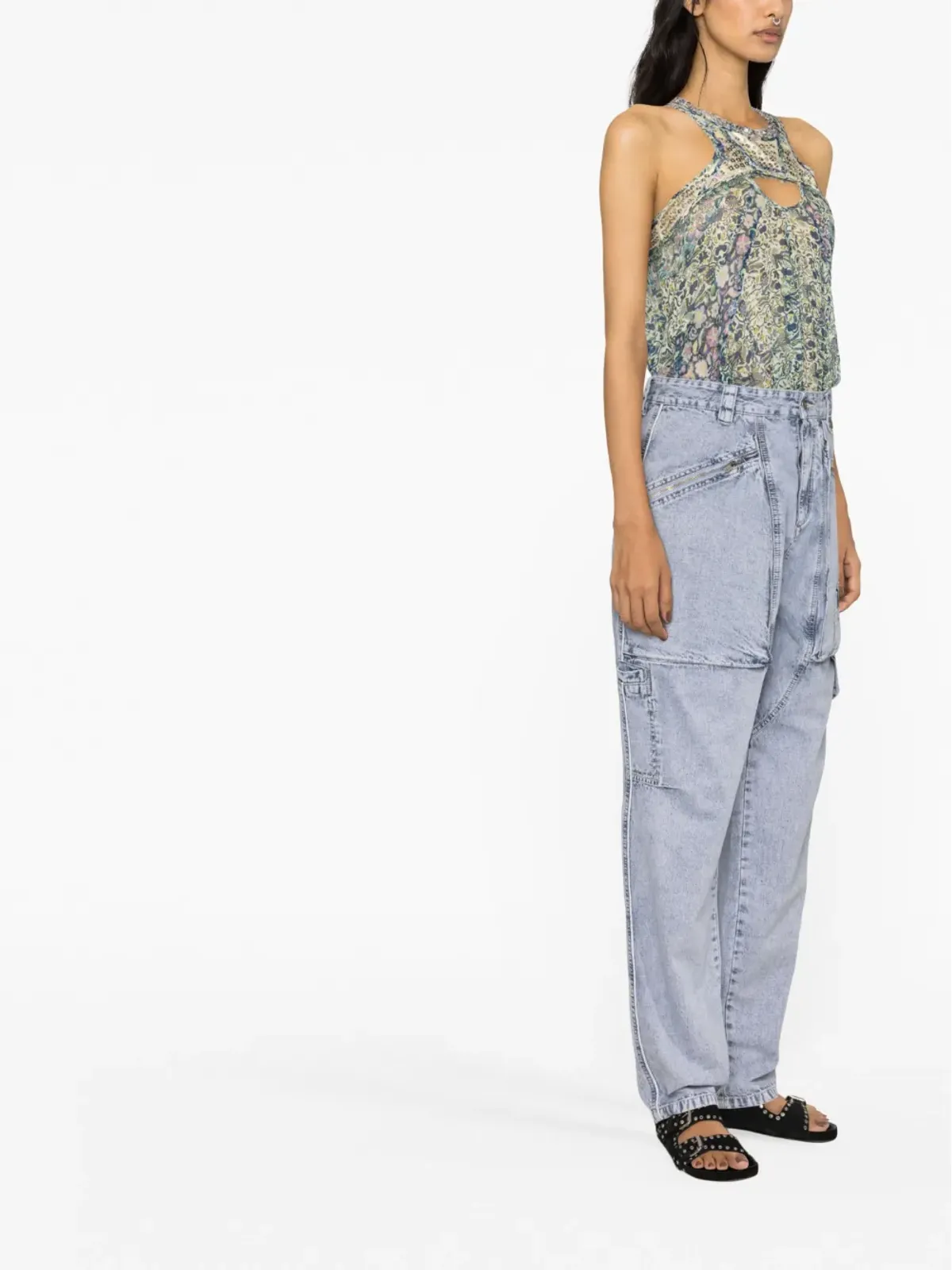 ISABEL MARANT Onyle ドレープド タンクトップ - 画像4
