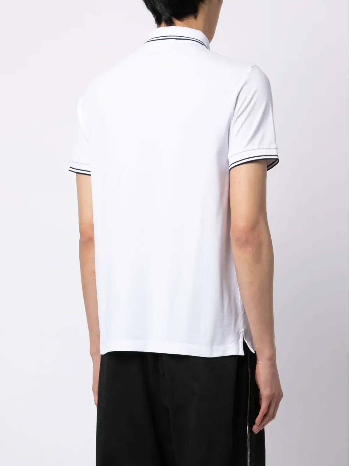 Stone Island ストライプトリム ピケポロシャツ - 画像4