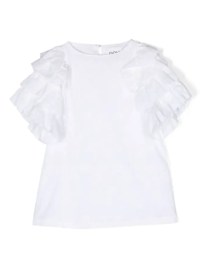 Douuod Kids Douuod Kids フリルスリーブミニドレスの商品画像