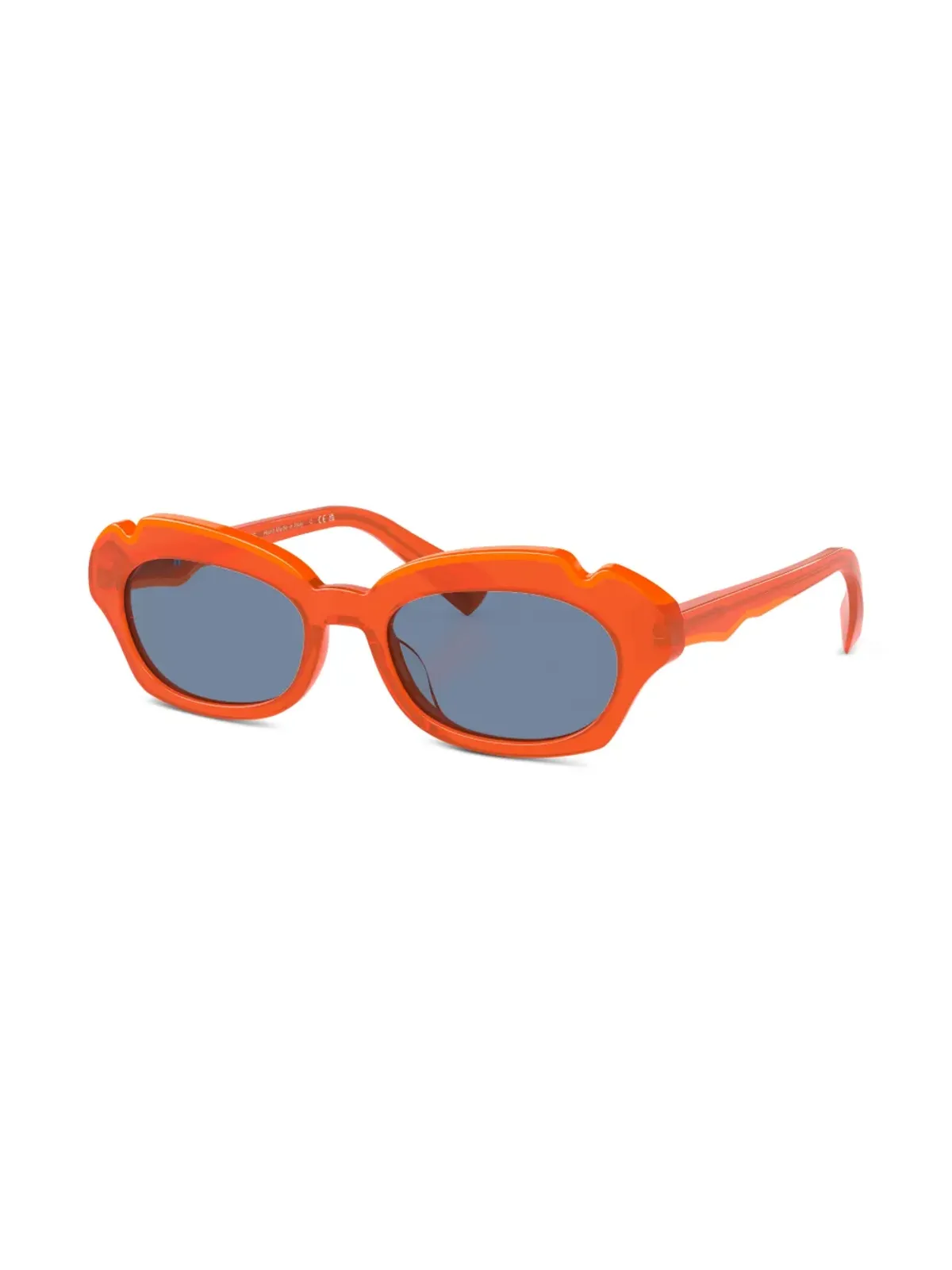 Alain Mikli tinted round-frame sunglasses - Orange - 画像2